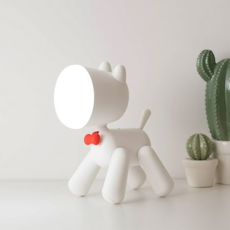 

Puppy LED Desk Lamp Cute Night Light for Kids Portable Rechargeable Lamps with 2700~3000k Color Temperature For Kids-Room Decor Animal Toddler Night Lights
