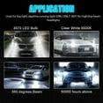 thumbnail image 6 of Pinypikaka 2 Pcs 881 Led Car Fog Lamp DRL Driving Bulbs 862 886 889 894 896 898 Xenon White 6000k 4000lm Ip67 Waterproof, 6 of 9