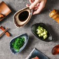 thumbnail image 4 of Soporte para Cuchara, de Cerámica con Forma de Flor de Piedra Marina, para Aperitivos, Condimentos, Frío, para Salsa de Sushi, para Cubiertos, A, 4 of 5