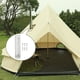 thumbnail image 5 of Estufa De Tienda De Campaña Tubo De Chimenea Tubo De Escape Acero Inoxidable Para Exterior Grande SM SunniMix Tubos de chimenea de estufa de campamento, 5 of 7