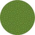 thumbnail image 1 of Ahgly Company Machine Washable Indoor Round Transitional Seaweed Green Area Rugs, 7' Round, 1 of 7
