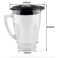 thumbnail image 2 of Felji Premium Replacement 6-Cup Blender Glass Jar Compatible with Oster Pro 1200 Blender, 2 of 5
