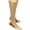 Beige, variant on Copper Infused Compression Socks with Zipper 20-25 mmHg Beige Nude Open Toe for Women & Men FREE Eyeglass Pouch by Juniper's Secret (Beige, X-Small)
