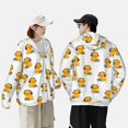 thumbnail image 4 of Gaeub Cute Duck With Headphone Men's and Women's UPF 50+ Long-Sleeved Sun Protection Clothing, Fishing Shirt Long Sleeve Zip-3X-Large, 4 of 7