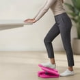 thumbnail image 5 of Portable Under Desk Stepper with Ergonomic Pedals and 100N Resistance for Seated Exercise Hot Pink, 5 of 6