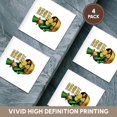 thumbnail image 6 of 3drose, Bring Your Own Pot St Patricks Day Leprechaun, Set of 4 Ceramic Tile Coasters, 6 of 7