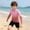 Z1-Pink, variant on Shqvo Boys Long Sleeve Rash Guard Swim Shirts Crew Neck Quick Dry UPF50 UV Sun Protection Fishing Hiking Running Tops