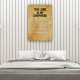 thumbnail image 2 of Bible Verse Psalm 23 Wall Art The Lord Is My Shepherd Poster Canvas Prints Home Decorations For Living Room Unframed 24×36 in, 2 of 5