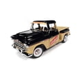 thumbnail image 3 of 1957 Chevy 3100 Stepside Pickup, Leinenkugle's Beer - Auto World AW311 - 1/18 Scale Diecast Car, 3 of 10