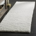 thumbnail image 3 of SAFAVIEH Sybella Solid Plush Polyester Sheep Shag Area Rug, Ivory, 8' x 10', 3 of 10