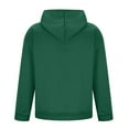 thumbnail image 3 of Mens Hoodies Fall Fleece Lined Plain Hooded Sweatshirts Crew Neck Pullover with Pockets Drawstring Work Wear Sweaters Solid Color Hoody Long Sleeve Tops Sportswear Hoodie for Men, 3 of 6