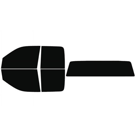 The Tint Effect Precut Window Tint Kit Compatible with Ram 1500 Quad Cab Truck (2009-2018) 4th Generation (Full truck with solid rear: 5%) Automotive Film