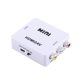 thumbnail image 1 of Digital Multimedia de Interfaces en Alta Definicion To RCA Composite Video Audio AV CVBS Adapter Converter, 720p/1080p (Blanco) Amonsee No, 1 of 7