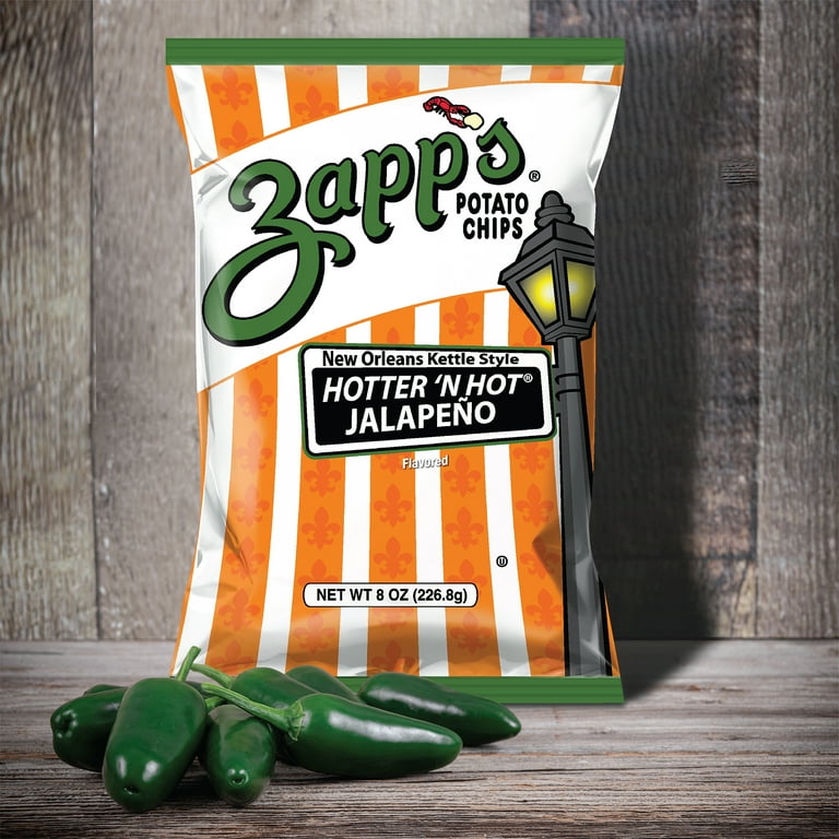 Zapp's Hotter 'N Hot Jalapeno New Orleans Kettle Style Potato