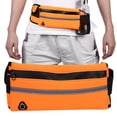thumbnail image 4 of Riñonera multifuncional para deportes al aire libre, bolsa de almacenamiento para teléfono móvil con tira reflectante (naranja), 4 of 8