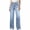 Sky Blue, variant on Women's Petite High Waist Stretch Straight Leg Jeans with Pockets Casual Fashion