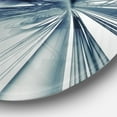 thumbnail image 3 of Designart - Blue 3D Textured Art' Abstract Circle Metal Wall Art, 3 of 4
