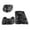 D, variant on Agiferg Tie Dyed Plush Carpet Plush Toilet Three Piece Set Non Slip Mat Bath