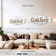 thumbnail image 4 of Elephant Stock Farmhouse Gather Wall Art - Horizontal Multi Panel Canvas - Living Room Wall Decor - Wall Signs Multi Panel - Brown And Yellow Decor By Beth Grove - 55" x 24", 4 of 8