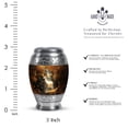 thumbnail image 2 of Deer Cremation Urns For Adult Male And Female, Keepsake Memorial Urn For Mom Ashes, Decorative Small Urns For Adult Father, Blue Urn For Mother Ashes Size, 3 Inch, 2 of 7