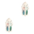 thumbnail image 2 of Advancent Wind Lantern Indoor Adornment Lighting Adornments Holiday Home Decorations Candle Decorations Ornament Retro DIY Desktop Holder Type2 NO2, 2 of 6