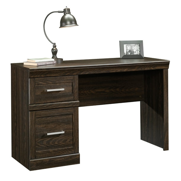 Better Homes Gardens Glendale Mid Century Desk Dark Oak Finish