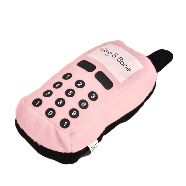 Juguete para masticar con sonido, teléfono celular de peluche, juguete para masticar para perros y mascotas, juguete interactivo para masticar adaptado a la perfección Jadeshay A
