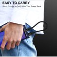 thumbnail image 2 of Cable USB etguuds 30 cm USB-A a USB-C Paquete de 2 Carga Rápida, 2 of 8