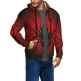 thumbnail image 2 of Vsdgher Spider on the Web Mens Hoodies Zip Hoodie, Hoodies for Men, Zip-up Hooded Sweatshirt-3X-Large, 2 of 5