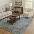 thumbnail image 7 of Addison Rugs Mayfield Premium Machine Washable Transitional Abstract Blue Rectangle Rug, 9' x 12', 7 of 7