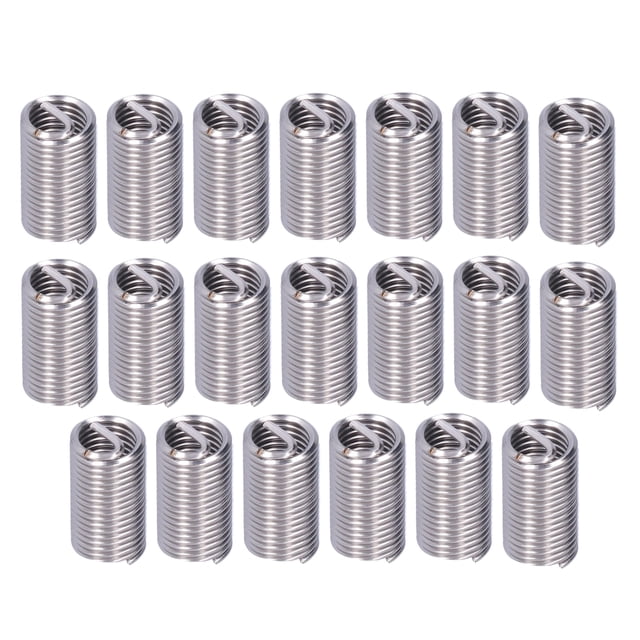 Thread Repair, Wire Thread Screw 304 Stainless Steel Industrial Fastening Part SUS304 Thread Is Clear For Low-strength Engineering Materials