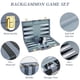 thumbnail image 3 of Set de backgammon RERIVER 2 Players Classic con funda de piel sintética, 3 of 7