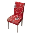 thumbnail image 1 of Funda Para Silla Navideña Nueva Funda Decorativa Para Silla De Comedor Decoración Festiva Funda Elástica Para Respaldo De Silla Mantel Navideño Funda Para Silla, 1 of 7
