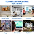 thumbnail image 5 of BDQ Projector Screen 100-Inch, 16:9, Front & Rear Projection, Portable Wrinkle-Free., 5 of 11