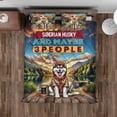 thumbnail image 4 of I Like Fishing, and my Siberian Husky, and Maybe 3 People. Happy Father's Day Quilt Bedding Set Husky Dog Lover Gifts 1 Blanket Bed Cover 2 Pillowcases - 00004, 4 of 5