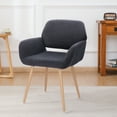 thumbnail image 2 of Casabay Dining Chair Mid-Century Side Chair with Upholstered Padded Seats & Wooden Legs for Kitchen Living Dining Room, 2 of 9
