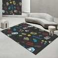 thumbnail image 1 of Alfombras de área de controlador de Gamer, alfombrilla antideslizante para suelo, felpudos, alfombra para corredor de casa, alfombra para dormitorio, alfombrilla de juego para niños de interior y exte, 1 of 4