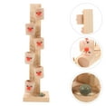 thumbnail image 2 of juego de canicas de madera con deslizador, juguete multicapa con torre rodante, juego de canicas de madera para niños pequeños, 2 of 7