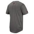 thumbnail image 3 of Men's Nike Steel Gray Oklahoma Sooners Pinstripe Replica Full-Button Baseball Jersey, 3 of 3
