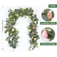 thumbnail image 2 of 5.6FT Easter Garland with Muticolor Eggs and Eucalyptus Leaves-Artificial Spring Vine Centerpiece Decoration,Farmhouse Hanging Rustic Decor for Mantle Banisters Fireplace Door Tree Indoor Outdoor, 2 of 7