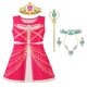 thumbnail image 1 of Vestido de princesa Jasmine de Aladdín y la lámpara mágica para niña, disfraz de princesa árabe para fiesta de cumpleaños, vestido de baile de Cosplay de Halloween Fivean unisex, 1 of 2