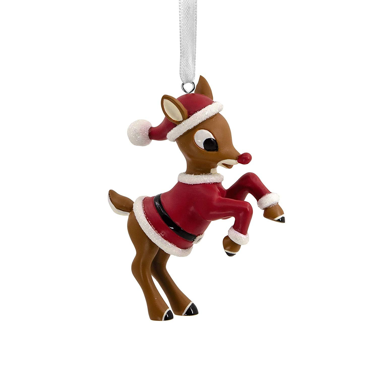 Hallmark Christmas Ornaments, Rudolph the RedNosed Reindeer in Santa