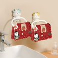 thumbnail image 6 of 6PCS Dish Towels and Dish Cloths Reuseable Dishcloths Sets for Washing Dishes, Cooking, Baking Size 11" x 11" Cute Christmas Animals, 6 of 9