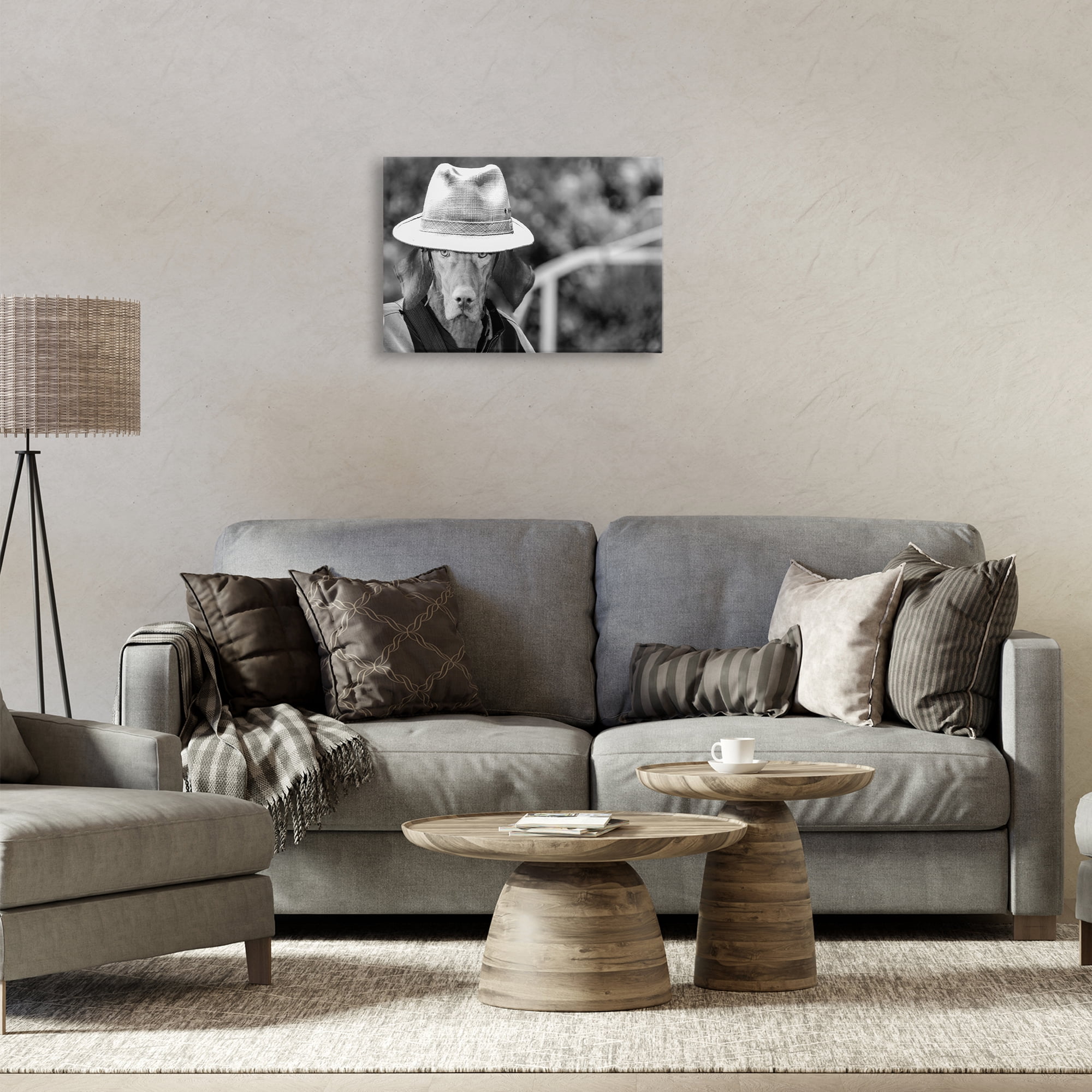 Stupell Industries Country Cowboy Dog Animals & Insects Photography Gallery Wrapped Canvas Art Print Wall Art, 24 x 16