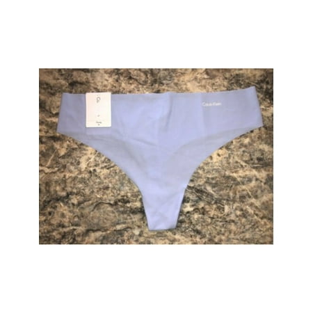 Calvin Klein Womens Sexy Hipster Thong Panty Blue XS