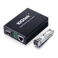 thumbnail image 2 of WEIFEI-Gigabit Multi-Mode LC Fiber Media Converter, with SFP SX Module, Fiber to Ethernet Converter, 1000Base-SX to 10/100/1000M RJ45, MMF, 850nm, up to 550m, 2 of 4
