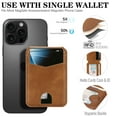 thumbnail image 3 of for Samsung Galaxy S24 FE Case Wallet, 2 in 1 Detachable Magnetic with Card Holder Back Cards Slot RFID Blocking PU Leather Shockproof Protective Stand Phone Case Cover for Women Men - Darkbrown, 3 of 11