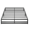 thumbnail image 4 of Amolife King Size 14'' Metal Platform Bed Frame with Large Under Bed Storage Space, Black, 4 of 10