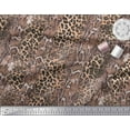 thumbnail image 3 of Soimoi White Cotton Duck Fabric Leopard & Snake Animal Skin Print Fabric by Yard 58 Inch Wide, 3 of 3