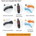 thumbnail image 3 of 12 Pairs Silicone Ear Hooks for Glasses Sunglasses Holder Man compatible with Polarized Spend The Night Bags for Women Women Fashion Glasses Frames Glow in The Dark Crazy Glasses Leopard Ears Clear, 3 of 8